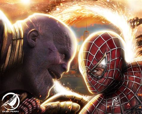 Tobey Maguires Spider Man Vs Thanos Marvel Spiderman Spectacular