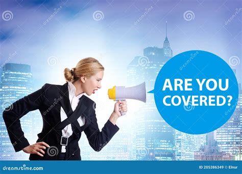 Concept Of Being Covered By Insurance Stock Image Image Of Coverage