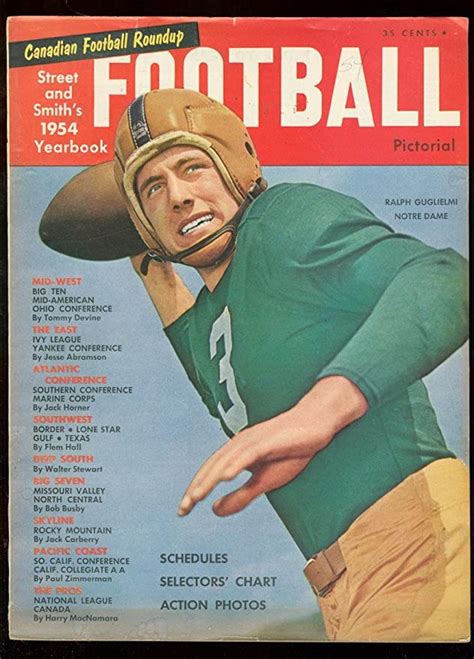 Street And Smiths Football Pictorial Yearbook 1954 Nfl Fn At Amazons