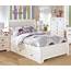 Ashley Furniture Alyn Full Size Platform Storage Bed Girls White Solid 