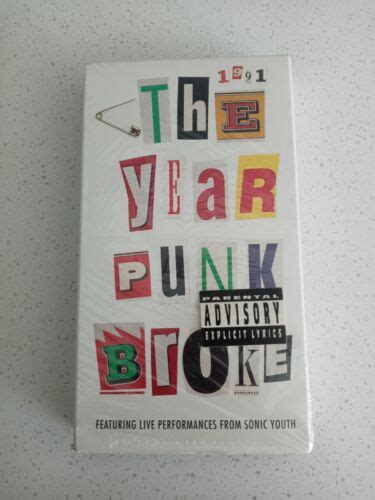 Sonic Youth 1991 The Year That Punk Broke Rare Out Of Print Vhs Ebay