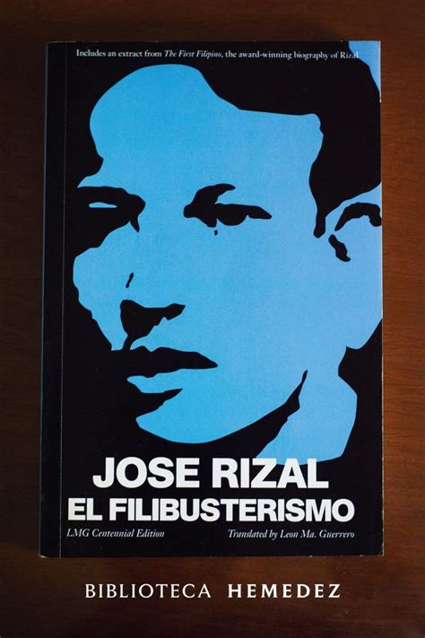 El Filibusterismo By Jose Rizal Translated By Leon Ma Guerrero
