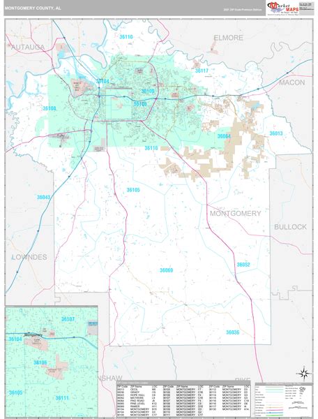Montgomery County Al Maps