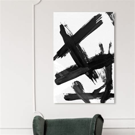 Oliver Gal Abstract Wall Art Canvas Prints Strike Paint