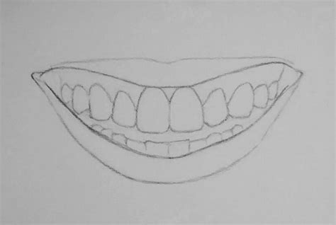 How To Draw Teeth And Lips 7 Easy Steps Rapidfireart