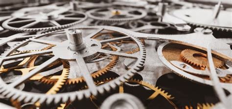 Gears And Cogs In Clockwork Watch Mechanism Craft And Precision Stock