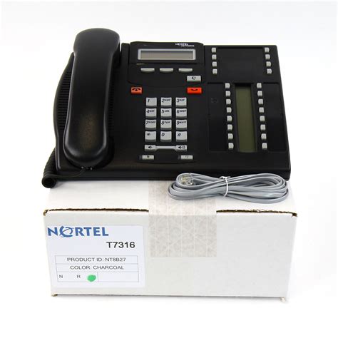 Display buttons the label for display buttons appear in capital letters on the bottom of the display. Nortel Norstar T7316 Charcoal Avaya Phone (NT8B27) - Bulk ...