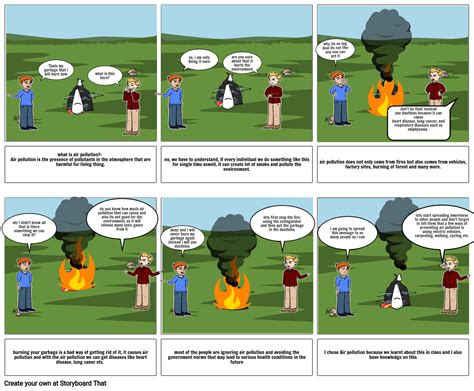 Science Air Pollution Storyboard By A4719a4b