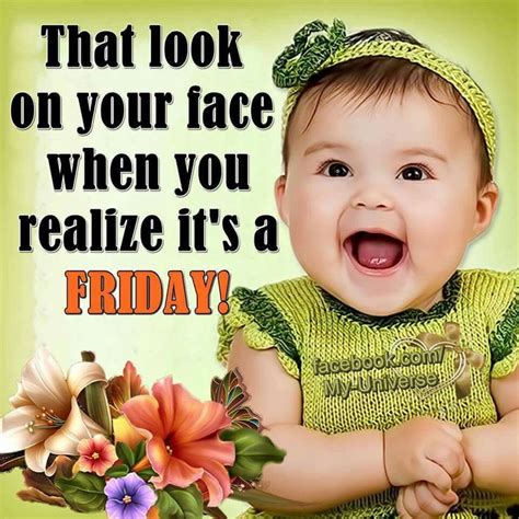 Happy Friday Baby Face Happy Friday Face