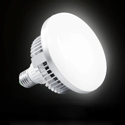 W K V LED Photo Lighting Studio Video Daylight Lamp E Bulb