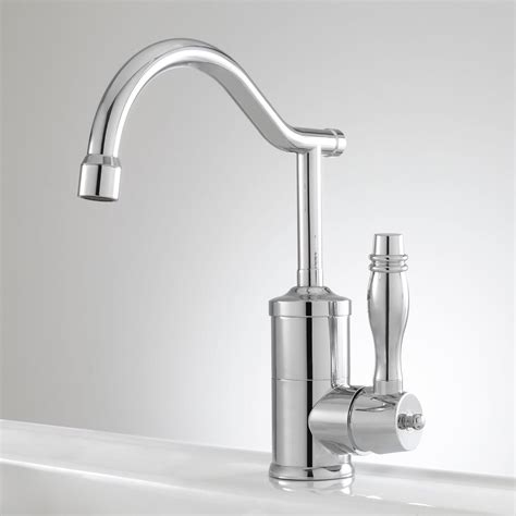 Cruz Single Hole Bathroom Faucet with Swivel Spout | Single hole kitchen faucet, Single hole 
