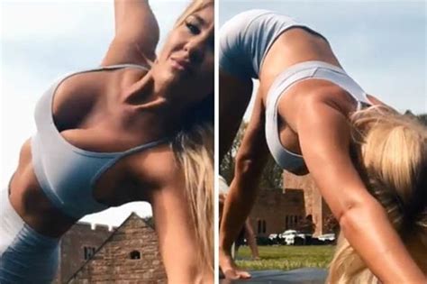 Paddy Mcguinness Wife Flaunts Mind Blowing Curves In Racy Yoga Routine