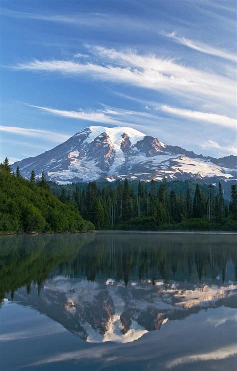 Mount Rainier Reflections Photograph by Greg Vaughn - Printscapes