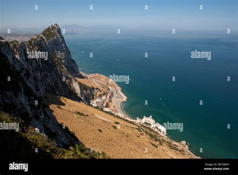 Catalan Bay Gibraltar Europe Stock Photo Alamy