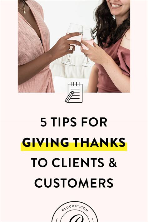 giving thanks to clients and customers bluchic blogging advice customer appreciation thankful