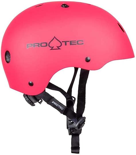 Protec Helmets Pro Tec Helmet Jr Classic Fit Certified Matte Pink Youth Uk Clothing
