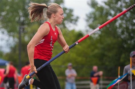 Spring Lake Pole Vaulter Named Muskegon Chronicles Girls Track Athlete