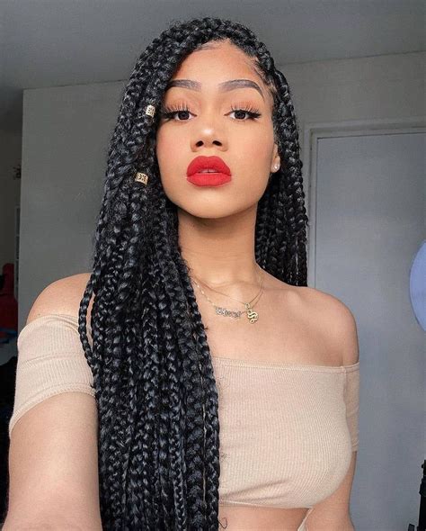 Box Braids Are Designed For The Ladies With A Strong Wish To Be Smarter More Confident And Who