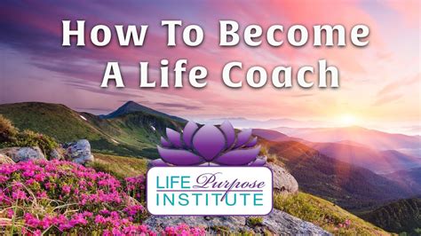 How To Become A Life Coach Youtube