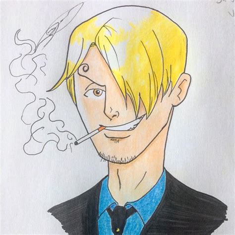 I Decided To Try My Hand At Drawing Sanji Ronepiece