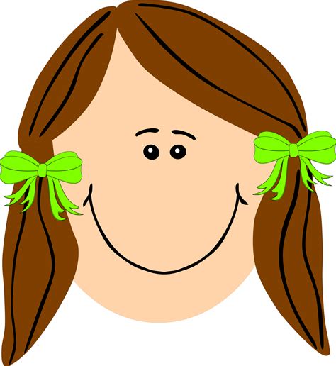 Clipart Girl With Brown Long Hair Clipart Best Clipart Best