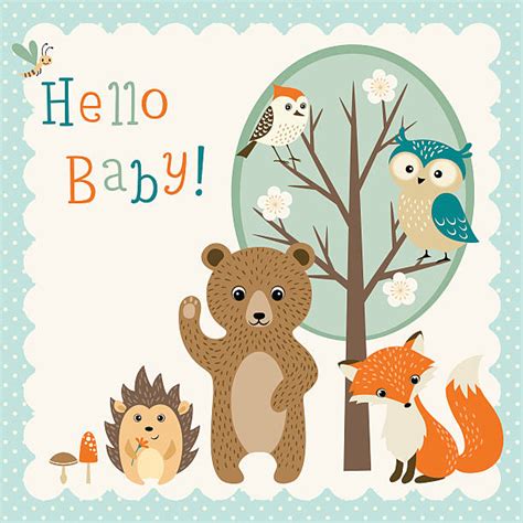 Woodland Animals Illustrations Royalty Free Vector Graphics And Clip Art