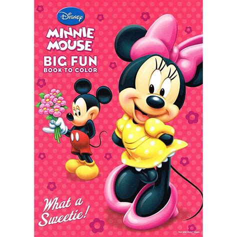 Minnie Mouse Coloring Activity Big Fun Book To Color What A Sweetie
