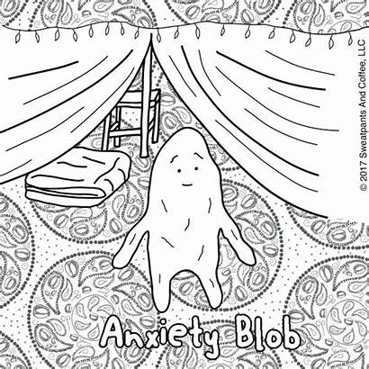Coloring Pages Depression Printable Adults Anxiety Getdrawings