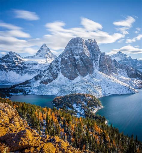 🇨🇦 Autumn And Winter To Come Mount Assiniboine Provincial Park Bc By
