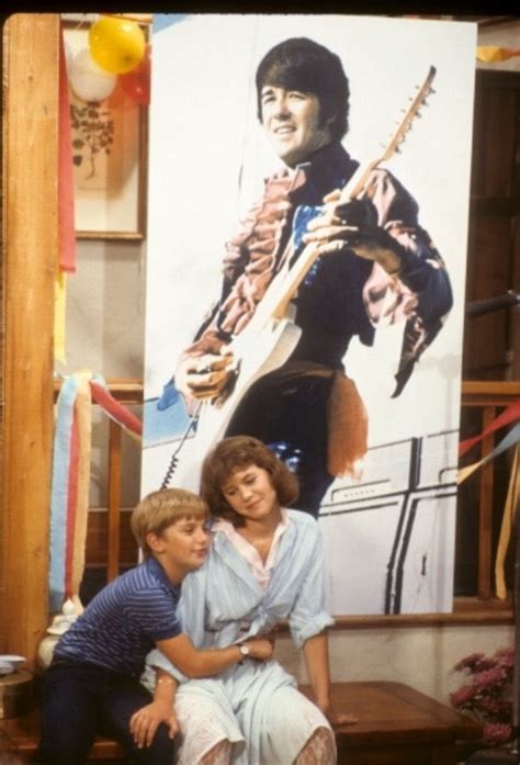 Jeremy Miller And Tracey Gold On The Set Of Growing Pains In
