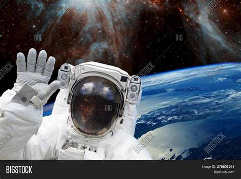 Astronaut Outer Space Image And Photo Free Trial Bigstock