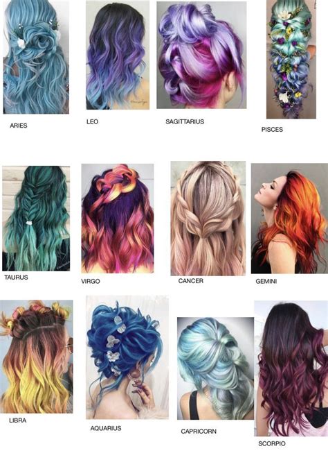 22 Newest Hair Color Zodiac Sign