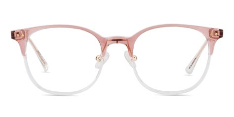 Delicate Sweet Translucent Pink Femme Eyeglasses Zinff Optical