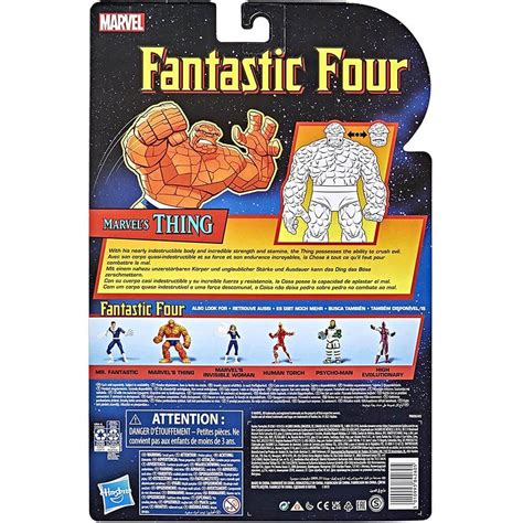 Marvel Legends Retro Fantastic Four Marvels Thing Action Figure