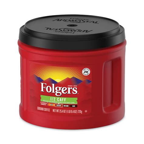 Folgers® Coffee Half Caff 226 Oz Canister United Chemical And Supply Co Inc