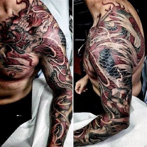 Badass Tattoos For Men Arm Sleeve Tattoos Dragon Sleeve Tattoos Best Sleeve Tattoos