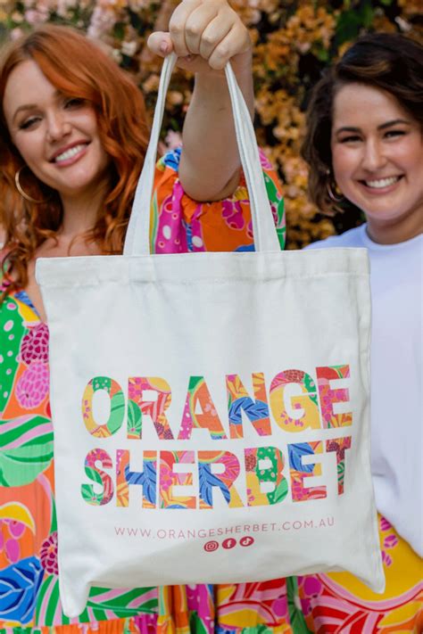 Orange Sherbet Tote Bag Orange Sherbet Boutique Reviews On Judge Me