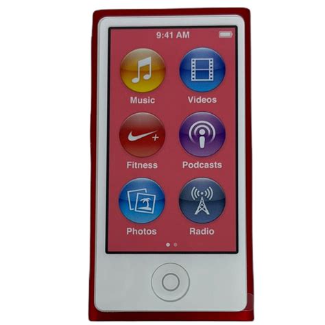Apple Ipod Nano 7th Gen 16gb Product Red Mp3 Player Pre Owned