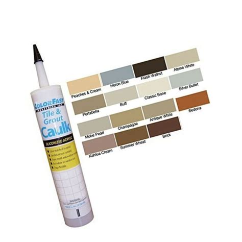 Hydroment Color Matched Caulk By Colorfast Sanded H183 Alpine White