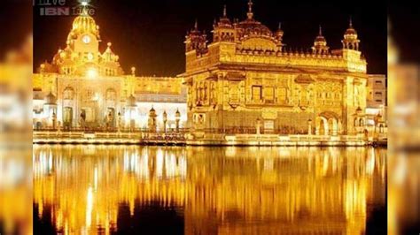 Fireworks Lighting At Amritsars Golden Temple