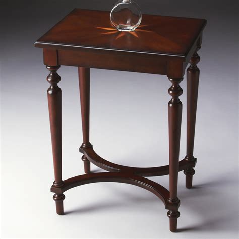 Butler Accent Table 245h In Cherry Cherry End Tables Table Accent Table