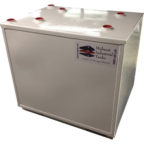 Midwest Industrial Tanks Double Wall Storage Fuel Tank — 50 Gallon