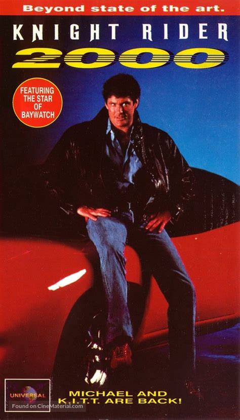 Knight Rider 2000 1991 Vhs Movie Cover