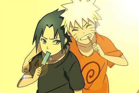 Kid Naruto N Sasuke Wallpaper By Kira015 On Deviantart