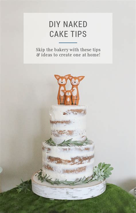 How To Make A DIY Naked Cake For A Baby Shower Or Party