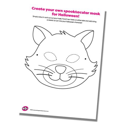 Halloween Cat Mask Early Years Resources