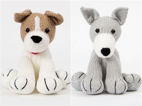 Cute Knitted Dogs Free Patterns