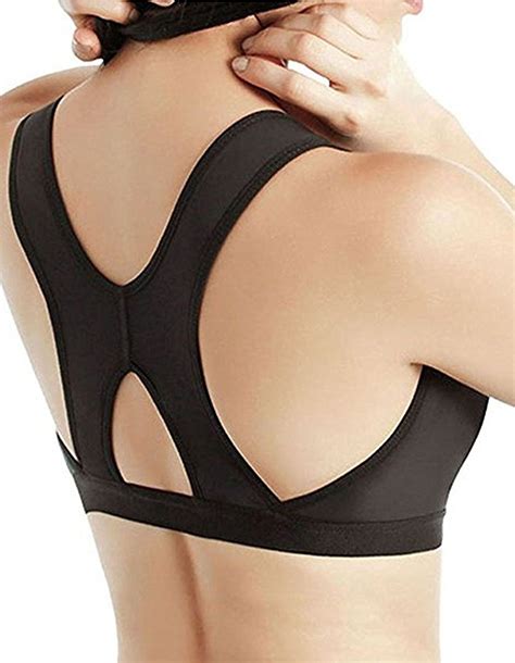 Womens Full Coverage Post Surgical Front Closure Sports Bra With