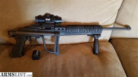 Armslist For Sale Ruger 1022 Folding Stock W Rail And Red Dot