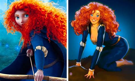 An Artist Turns Disney Characters Into Hot Beauties